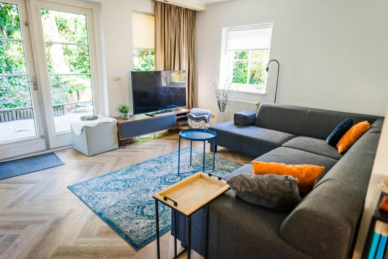 Luxe Vakantiehuis In Het Bos Met Jacuzzi En Sauna Люнтерен Экстерьер фото